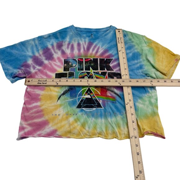 Pink Floyd Tie-Dye T-Shirt M Rainbow Colors 100% Cotton Band Tee - Picture 3 of 5